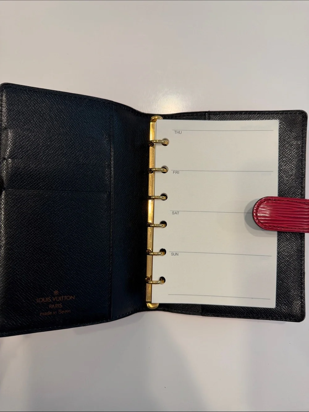 Louis Vuitton Epi Leather Agenda Case 5.5 Inches PM Small